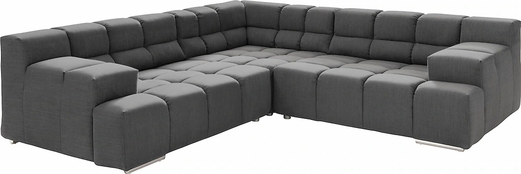 designwerk Ecksofa "Temple L-Form, tolles Designsofa" mit Sitztiefenverstel günstig online kaufen