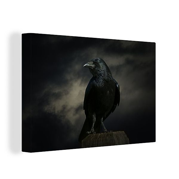 OneMillionCanvasses® Leinwandbild Vogel - Krähe - günstig online kaufen