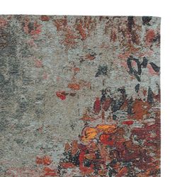 Kurzflor Teppich im Vintage Style Bunt günstig online kaufen