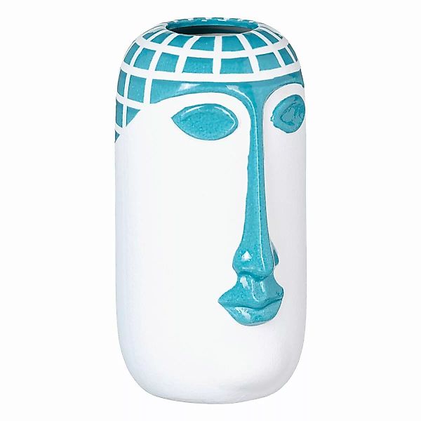 Vase 14,5 X 13 X 24,5 Cm Aus Keramik Blau Weiß günstig online kaufen