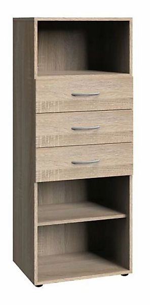 Regal Breite ca. 45 cm inkl. 3 Schubladen MULTIRAUMKONZEPT von Wimex / Eich günstig online kaufen