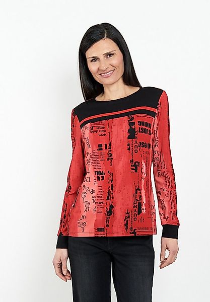 Seidel Moden Langarmshirt mit grafischem Print - MADE IN GERMANY günstig online kaufen