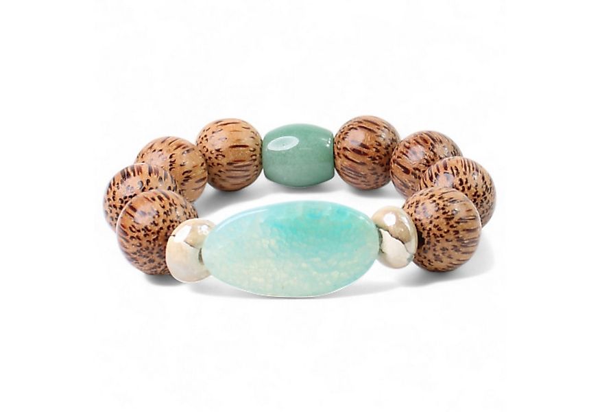 FRONHOFER Perlenarmband 19469, Material: Naturstein, Keramikperlen, Holzper günstig online kaufen