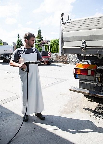 Kerbl Umhängeschürze Melkschürze und Waschschürze weiß Lang 125 cm günstig online kaufen