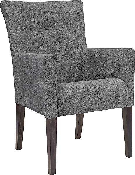 Home affaire Esszimmerstuhl "King" () Esszimmerstuhl mit Knopfheftung günstig online kaufen