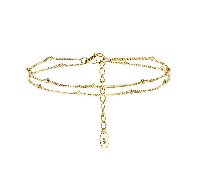 Suzan Gold Silberarmband Minora – 2-reihiges Armband aus 925er Silber mit K günstig online kaufen