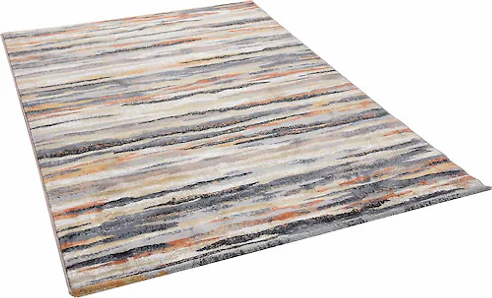 Gino Falcone Teppich »Anna Maria Stripe« rechteckig 20 mm Höhe Kurzflor, mo günstig online kaufen