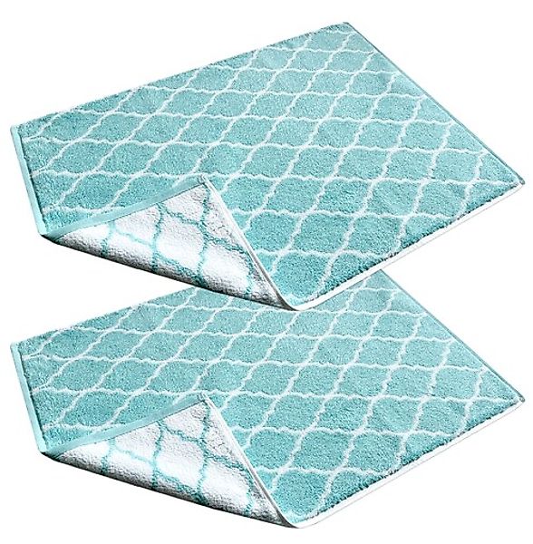 framsohn frottier Badematte »Tiles«, beidseitig nutzbar, Baumwolle, Badvorl günstig online kaufen