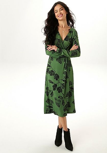 Aniston SELECTED Jerseykleid in Wickeloptik günstig online kaufen