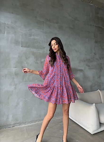 D-IDEAZ Blusenkleid Lace Detailed Dress (Spitzendetail günstig online kaufen
