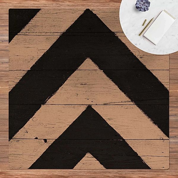 Kork-Teppich Symmetrie auf Holzbalken günstig online kaufen