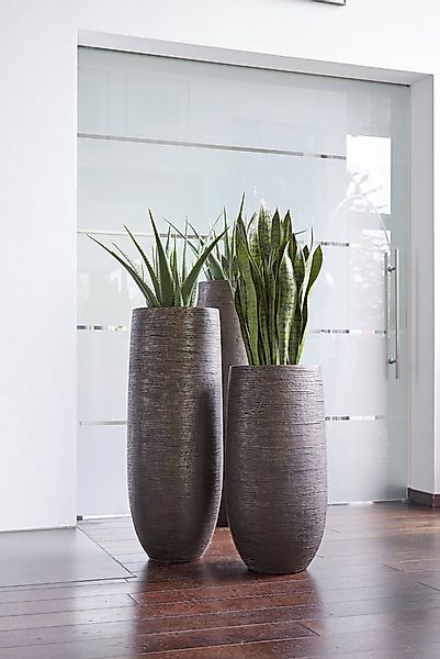 Flingora Bodenvase Lacey, mit Einsatz - Fiberglas - Indoor - Bronzebraun - günstig online kaufen