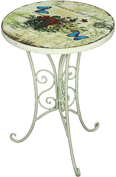 Garden Pleasure Gartentisch FLORAL günstig online kaufen