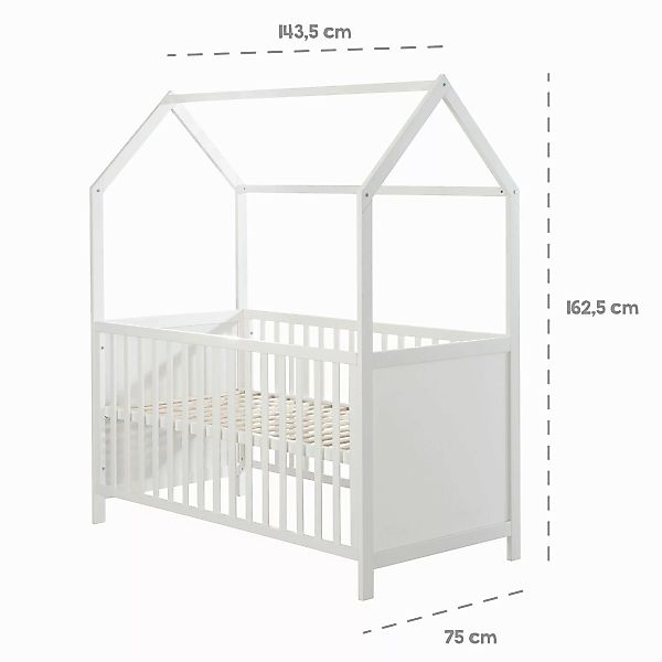 roba® Babybett Hausbett 70 x 140 günstig online kaufen