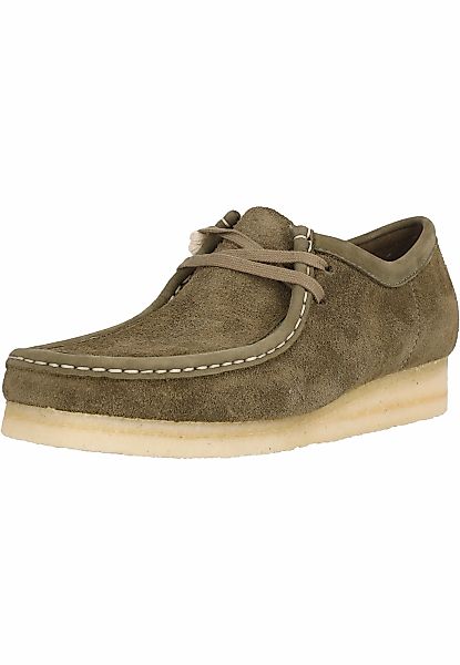 Clarks Schnürschuh "Wallabee" aus hochwertigem Oasis-Wildleder günstig online kaufen