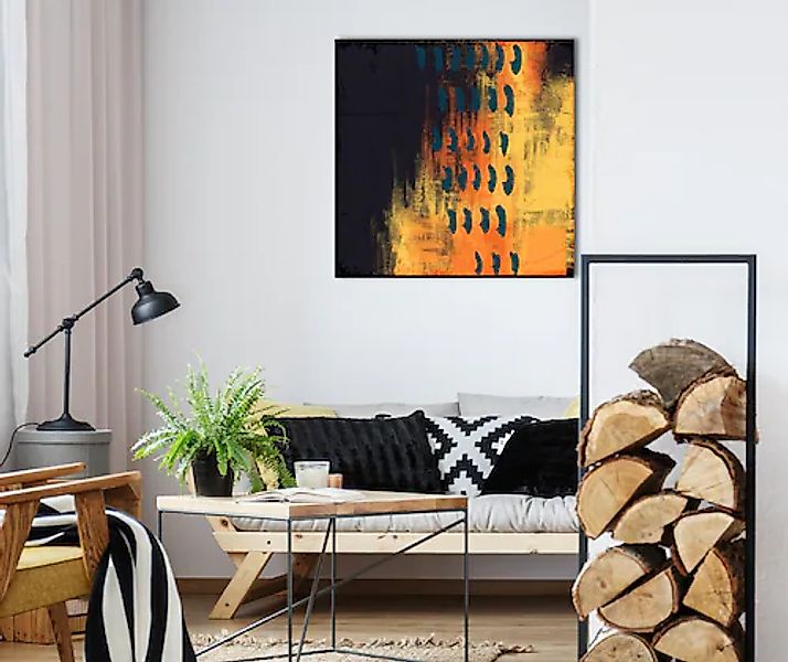 queence Leinwandbild »Abstrakt« Abstrakt   Weihnachten 1 Stk. tlg. mit eine günstig online kaufen