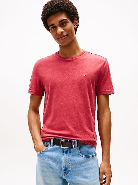 Tommy Jeans T-Shirt "TJM XSLIM JASPE HTR TEE EXT" Mit Rundhalsausschnitt günstig online kaufen