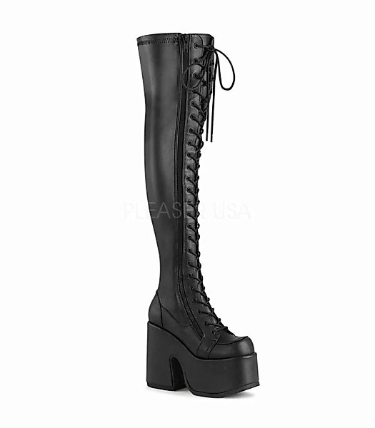 Pleateau Stiefel CAMEL-300 Schwarz matt (Schuhgröße: EUR 37) günstig online kaufen