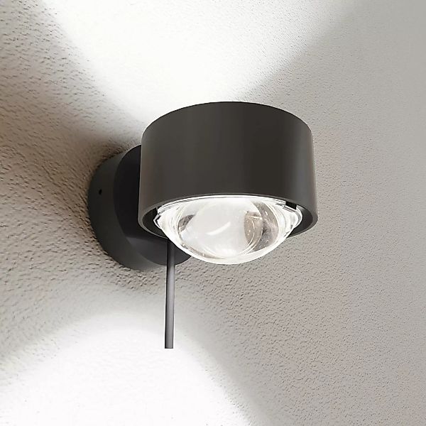 Puk! 80 Wall LED-Spot Linsen klar anthrazit matt günstig online kaufen