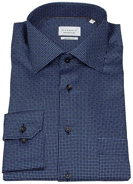 Eterna Businesshemd Comfort Fit extra langer Arm bügelfrei Kentkragen günstig online kaufen