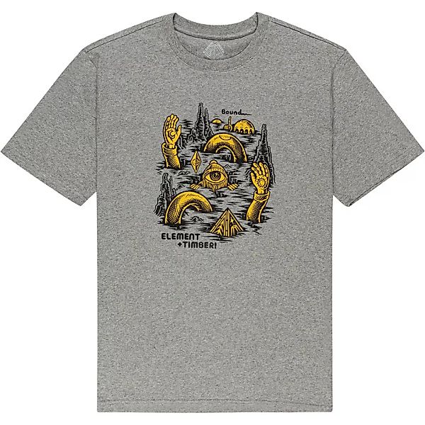 Element Cracks Kurzärmeliges T-shirt XL Grey Heather günstig online kaufen