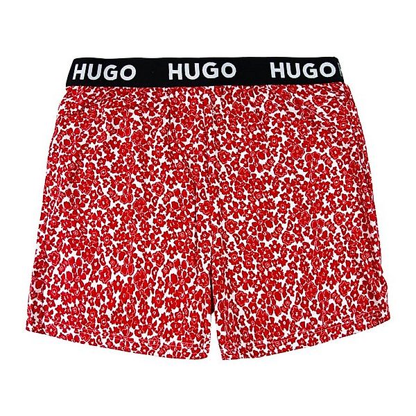HUGO Pyjamashorts Unite Shorts Printed mit sichtbarem Bund mit Marken-Logos günstig online kaufen