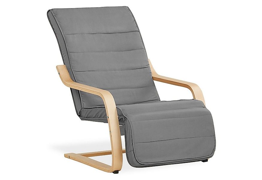 Homestyle4u Relaxsessel Sessel Grau Fernsehsessel gepolstert bequem Relaxst günstig online kaufen