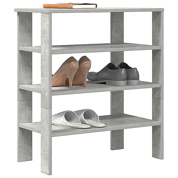 vidaXL Schuhschrank Schuhregal Betongrau 61x32x70 cm günstig online kaufen