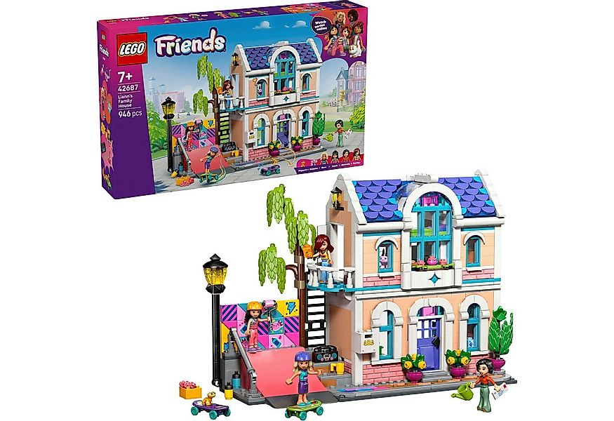 LEGO® Lianns Familienhaus (42687), LEGO Friends Konstruktionsspielsteine, ( günstig online kaufen