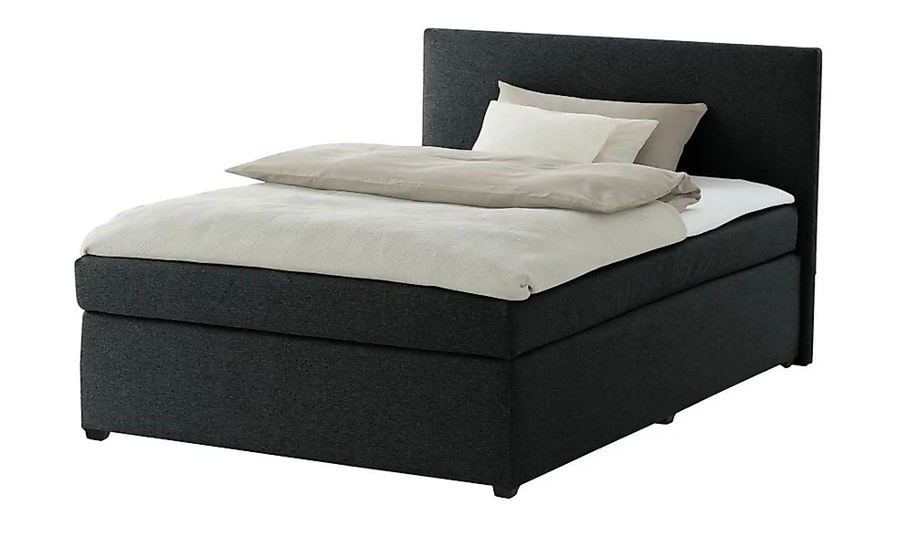 Boxspringbett mit Matratze und Topper  H3 Duke ¦ schwarz ¦ Maße (cm): B: 12 günstig online kaufen