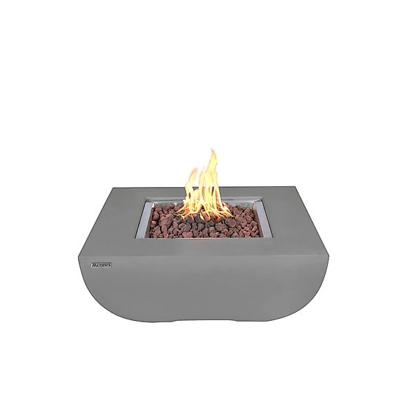 Elementi Gasfeuerstelle Westport in Beton-Optik Grau aus Faserbeton günstig online kaufen