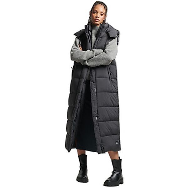 Superdry  Daunenjacken Doudoune à capuche long sans manches femme  Ripstop günstig online kaufen