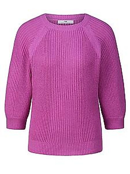 Rundhals-Pullover Peter Hahn pink günstig online kaufen