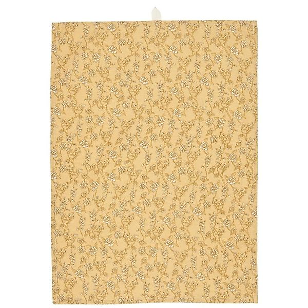Ib Laursen Geschirrtuch Filippa gelben Blumenranken günstig online kaufen