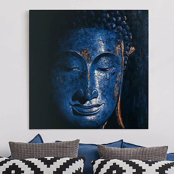 Leinwandbild Buddha - Quadrat Delhi Buddha günstig online kaufen
