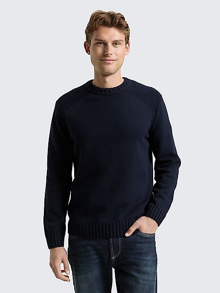 TOM TAILOR Strickpullover Pullover & Strickjacken Strickpullover mit Ripp-D günstig online kaufen