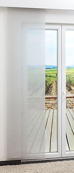 LYSEL® Schiebegardine Textur, (1 St), transparent, günstig online kaufen