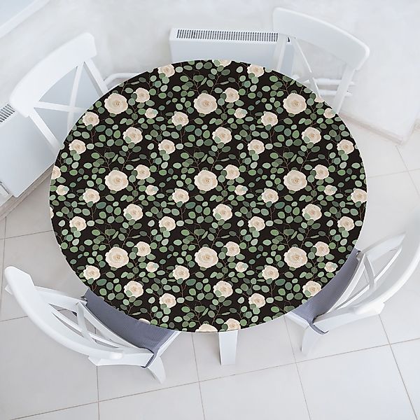 Abakuhaus Tischdecke Rundum-elastische Stofftischdecke, Eukalyptus Top günstig online kaufen