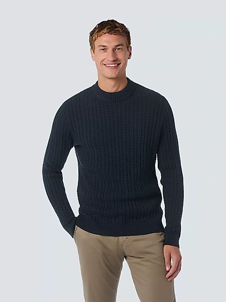 NO EXCESS Strickpullover, mit Zopfmuster günstig online kaufen