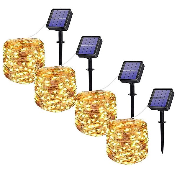 Hikity LED Solarleuchte Solar Lichterkette Aussen günstig online kaufen
