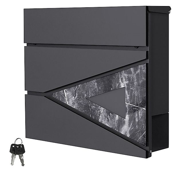 ML-DESIGN Briefkasten Postkasten mit Zeitungsfach, abschließbar 2 Schlüssel günstig online kaufen