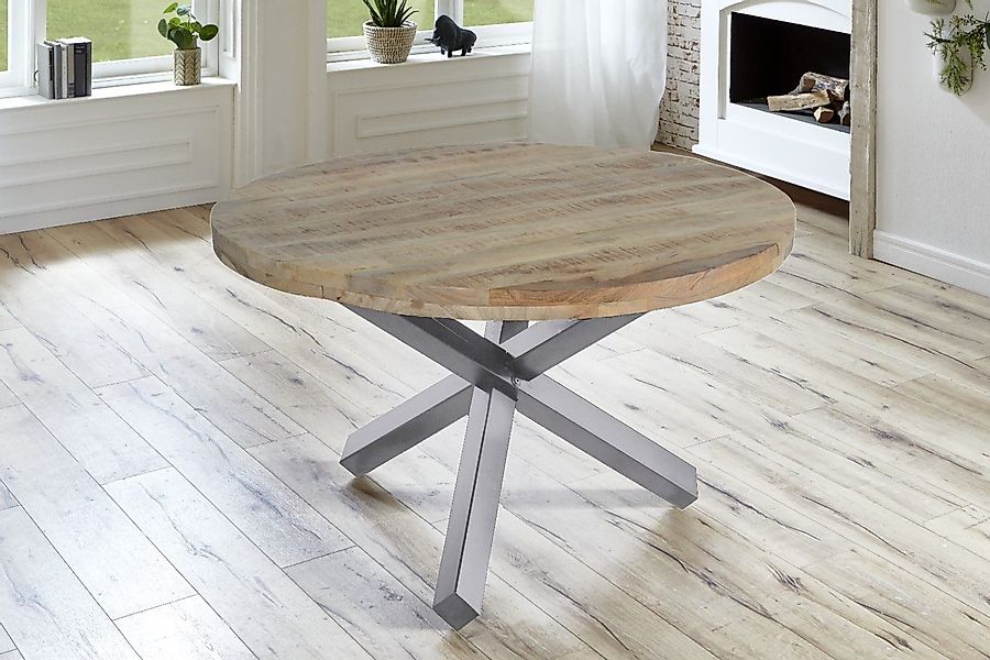 SAM® Esstisch Runi, Mangoholz im Used-Look, günstig online kaufen