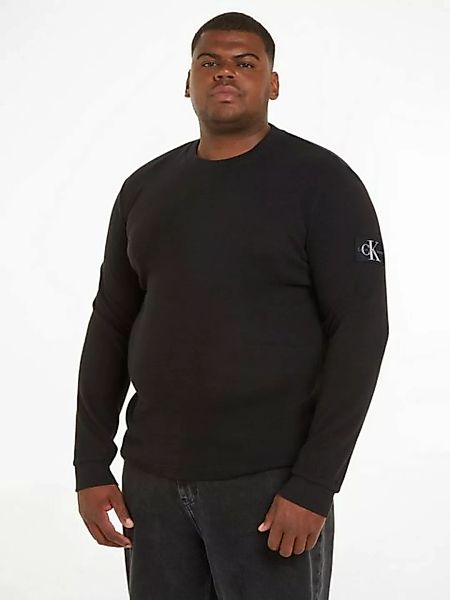 Calvin Klein Jeans Plus Langarmshirt PLUS WAFFLE LS TEE günstig online kaufen