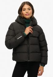 Superdry Steppjacke "HOODED SPORTS PUFFER JACKET" mit Kapuze günstig online kaufen