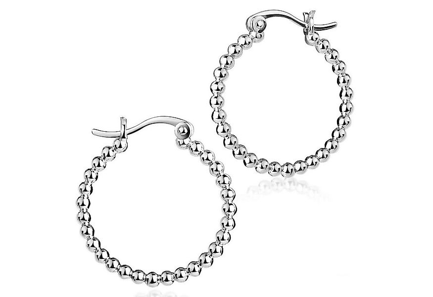 Materia Paar Creolen Damen Silber Creolen Kugeln Ø20mm SO-508, 925 Sterling günstig online kaufen