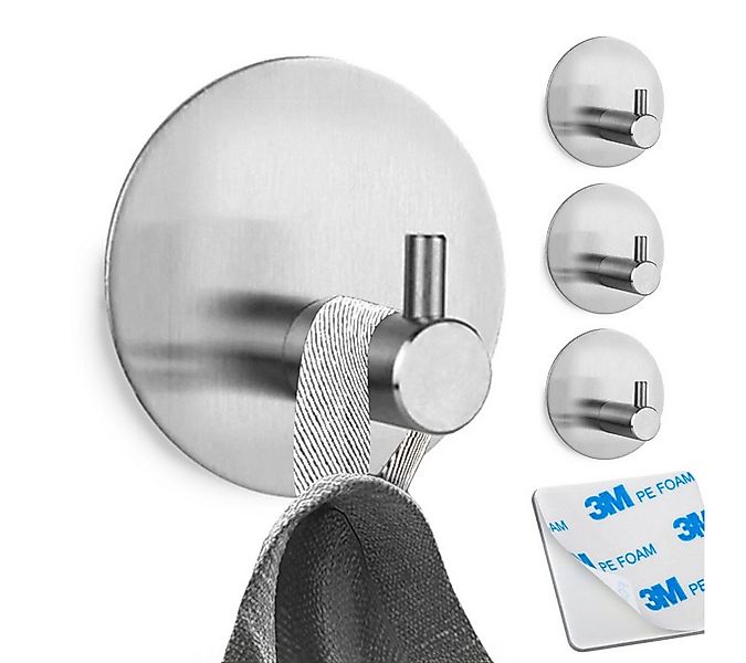 LIVINA HOME Handtuchhaken Haken selbstklebend Bad und Küche, Handtuchhalter günstig online kaufen