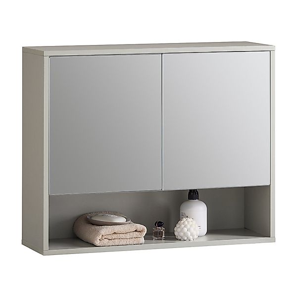 SoBuy Spiegelschrank BZR134 Hängeschrank Wandschrank Badschrank günstig online kaufen
