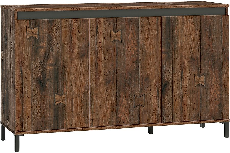 KITALY Sideboard in Eiche, Holzwerkstoff - günstig online kaufen