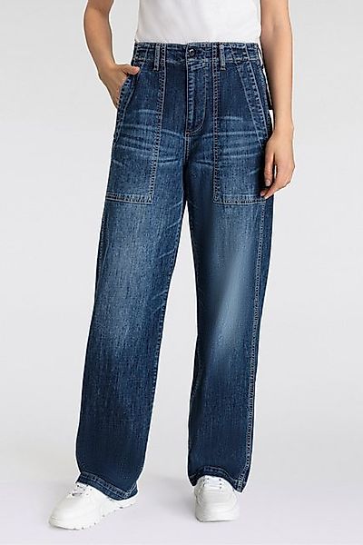Herrlicher 5-Pocket-Jeans Fatique Women Wide Recycled günstig online kaufen