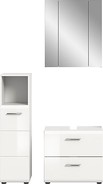 welltime Badmöbel-Set "FLORENZ, TOPSELLER, 3-teilige Badkombination, hochwe günstig online kaufen